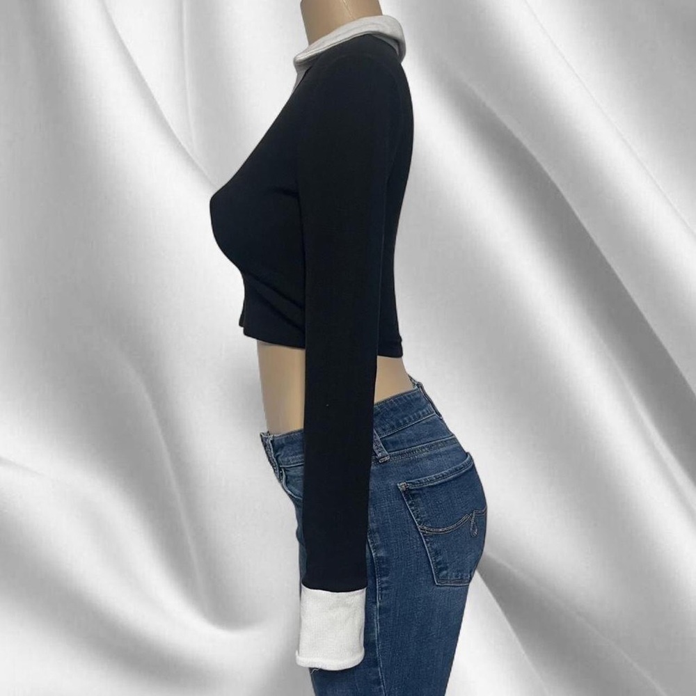 Garage Ribbed Collared Top - Picture 3 of 6